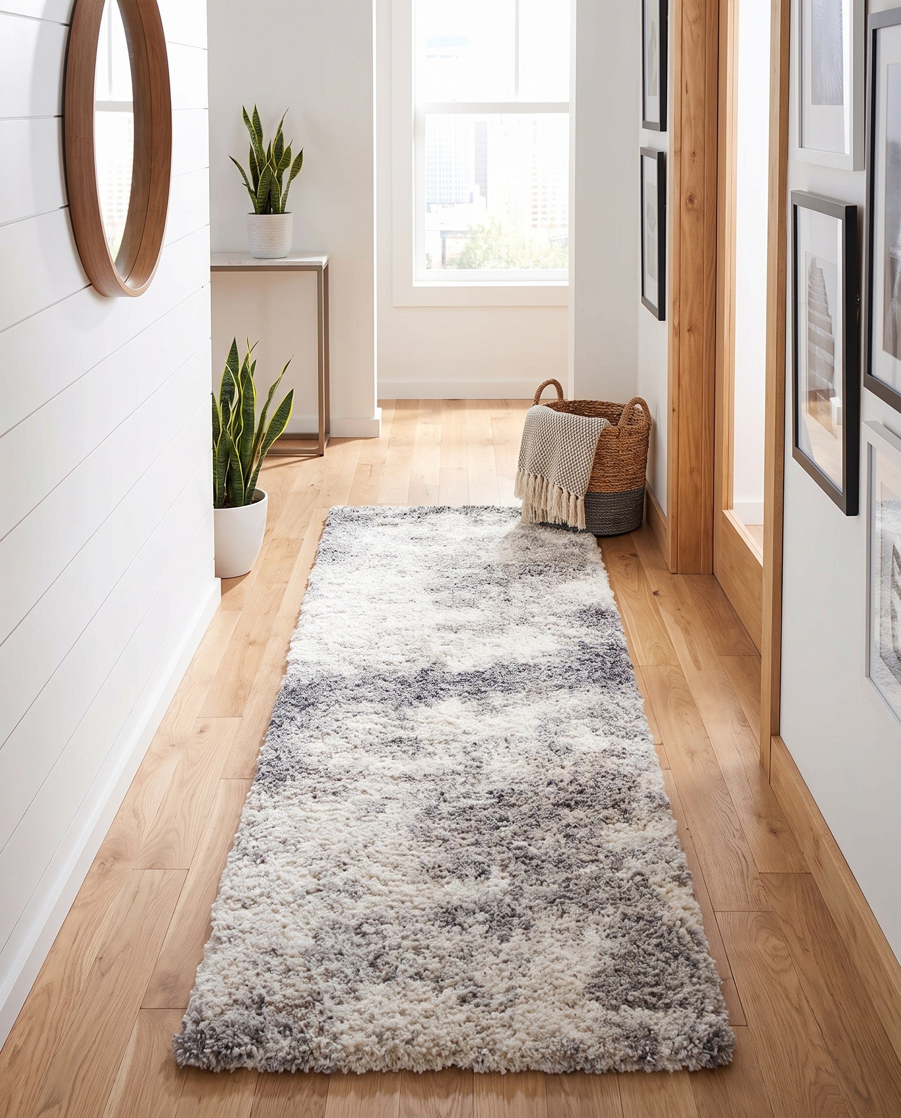 2' x 6' 7 Soft Touch Shag Runner Rug