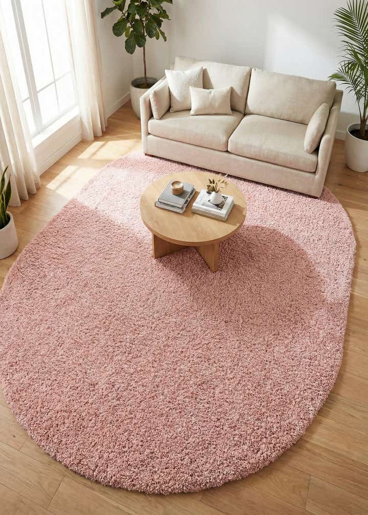 7' 7 x 10' Zermatt Shag Oval Rug