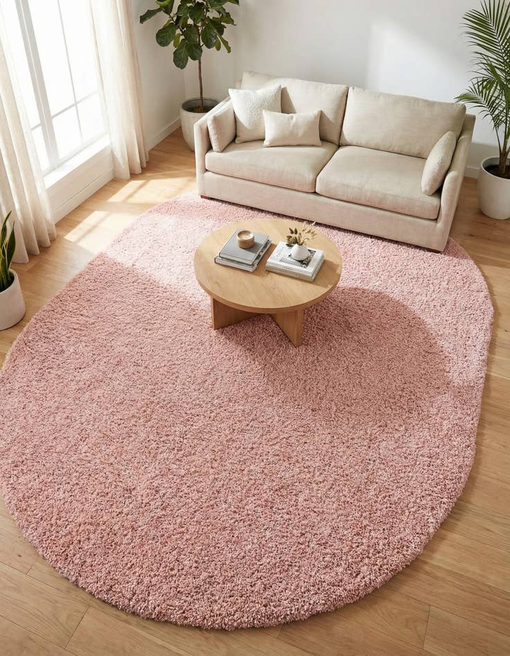 Detail image of 7' 7 x 10' Zermatt Shag Oval Rug