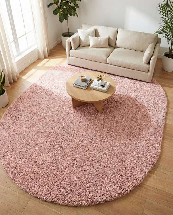 7' 7 x 10' Zermatt Shag Oval Rug