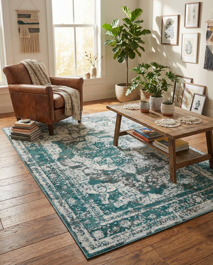 Detail image of 5' 3 x 8' Monte Carlo Rug