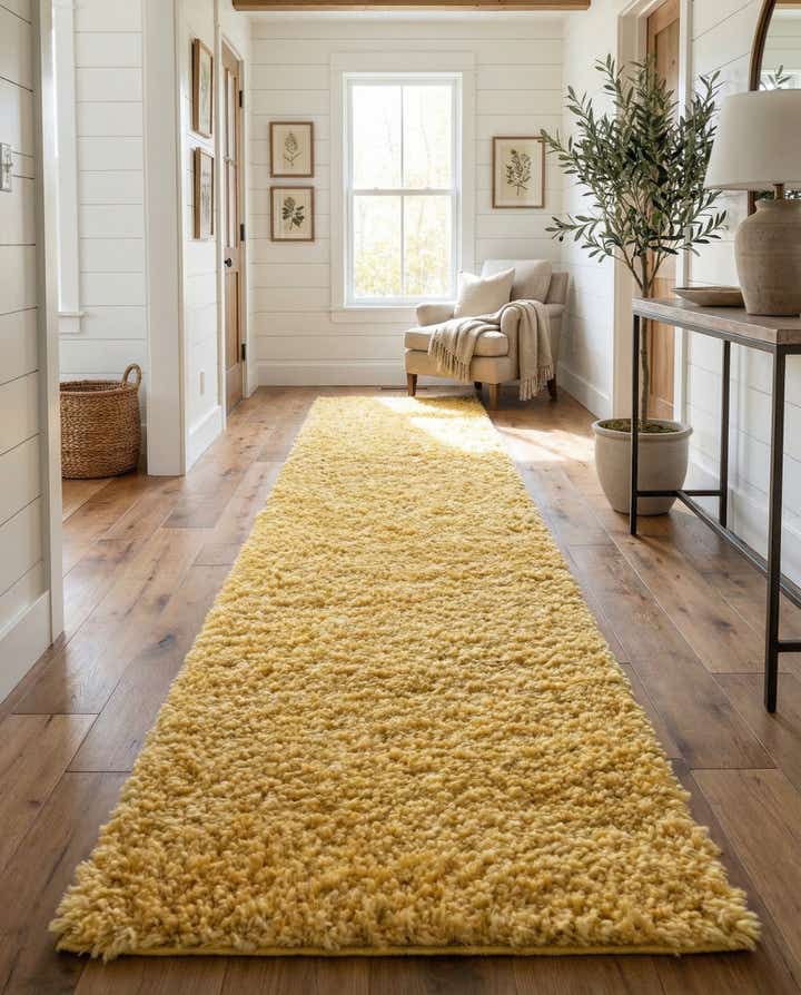 2' 7 x 16' 5 Zermatt Shag Runner Rug
