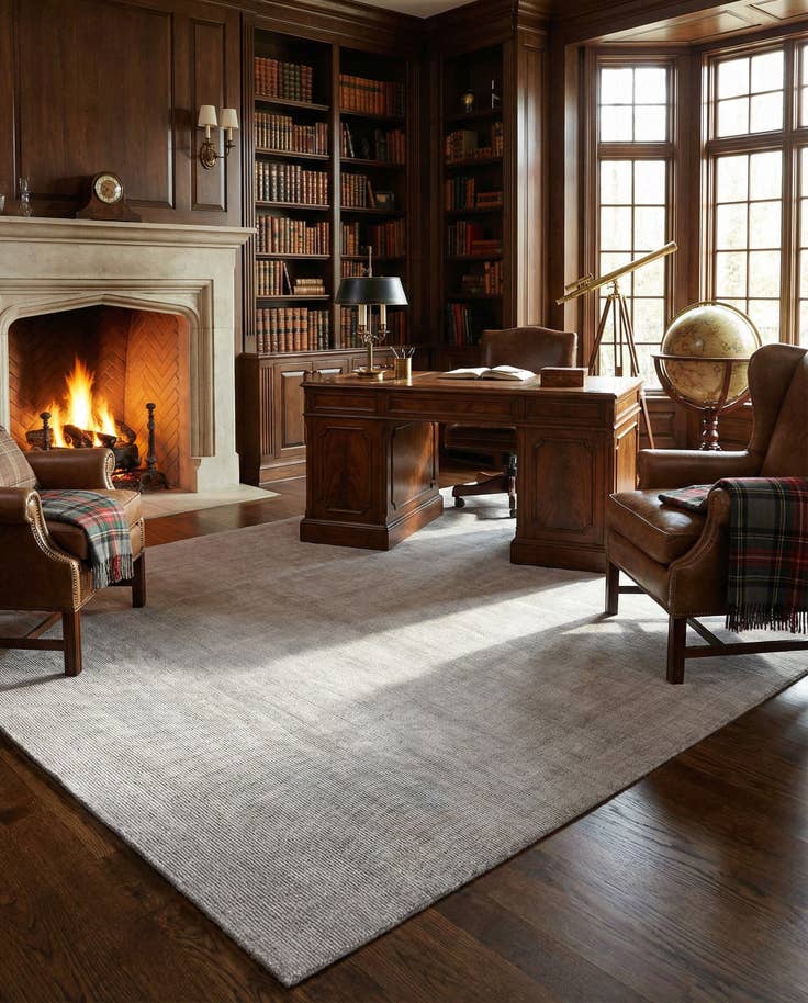 Detail image of 10' x 13' 1 Hand Woven Jill Zarin English Manor Farmhouse Wool Rug