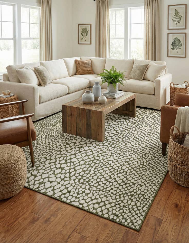 Detail image of 7' 10 x 10' Washable Jill Zarin Cape Town Indoor / Outdoor Rug