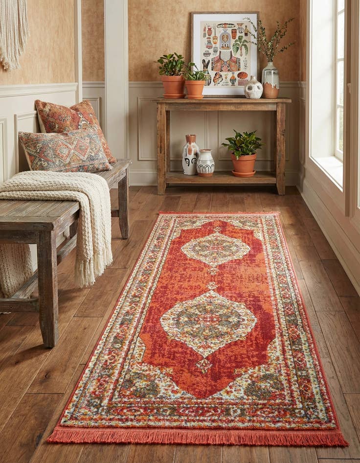 Detail image of 2' 2 x 6' Santiago Runner Rug