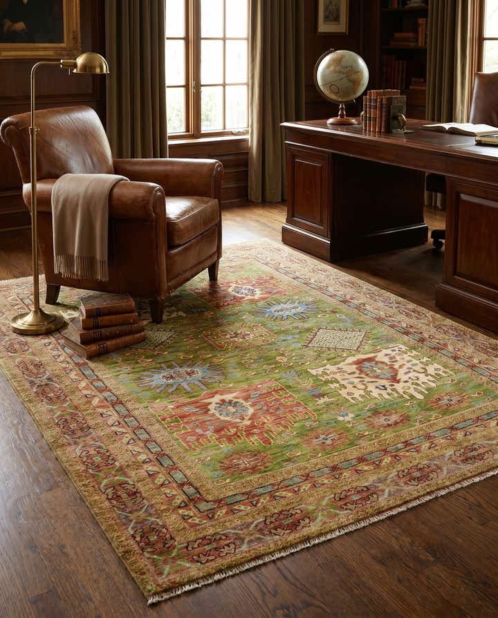 5' 1 x 6' 7 Hand Knotted Ariana Ziegler Rug