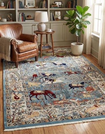 5' 3 x 8' Nain Design Rug