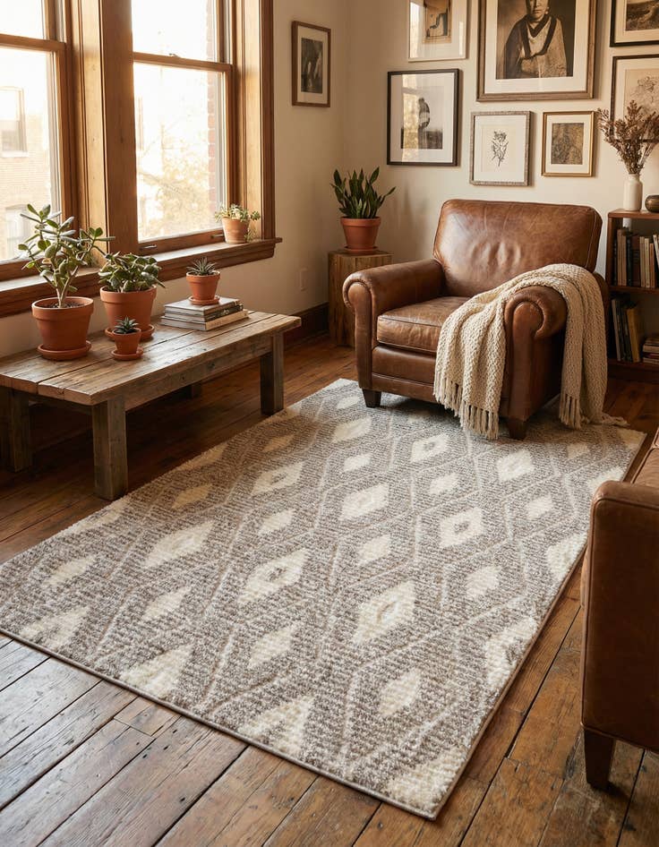 Detail image of 4' x 6' Sepia Rug