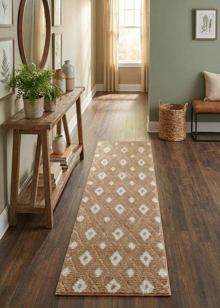 2' x 8' Sepia Runner Rug