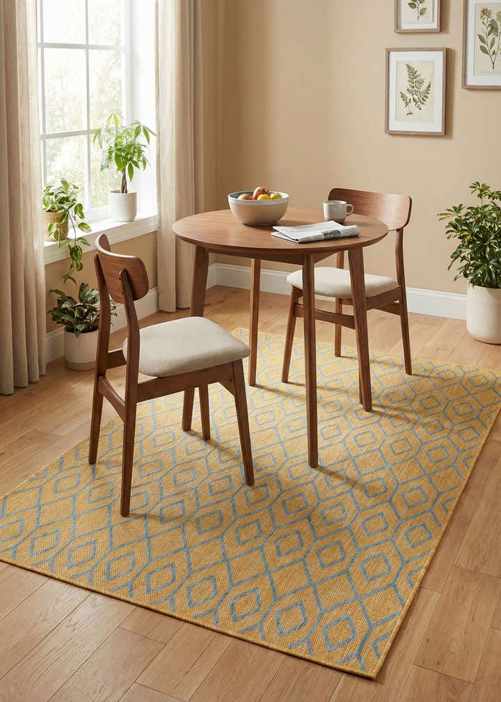 4' x 6' Easy-Clean Jill Zarin Turks and Caicos Indoor / Outdoor Rug