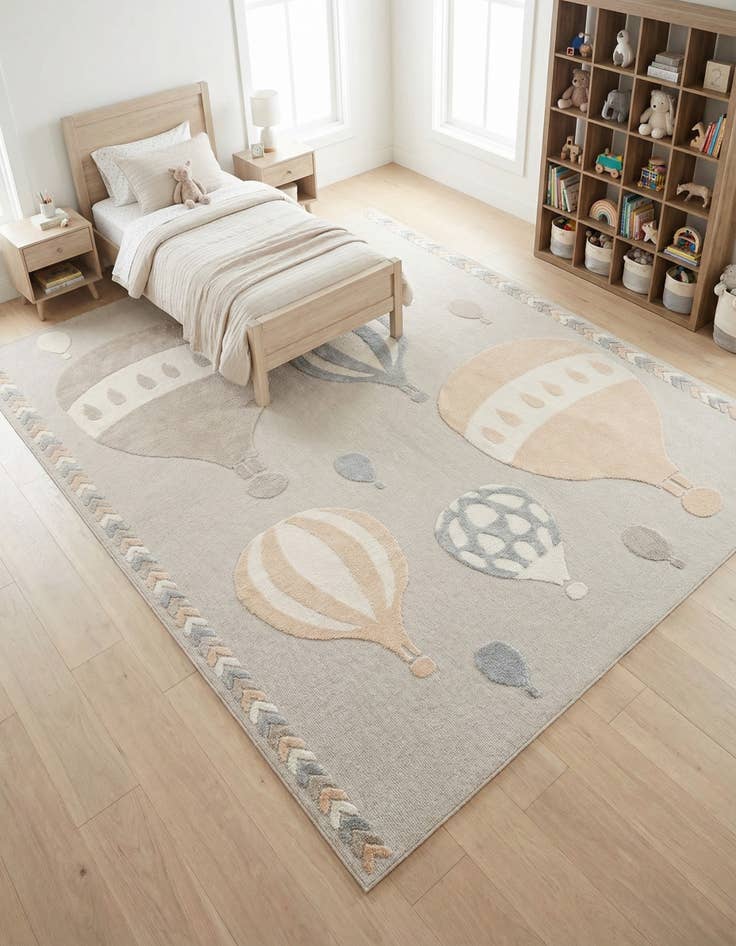 Detail image of 9' x 12' Whimsy Kids Rug