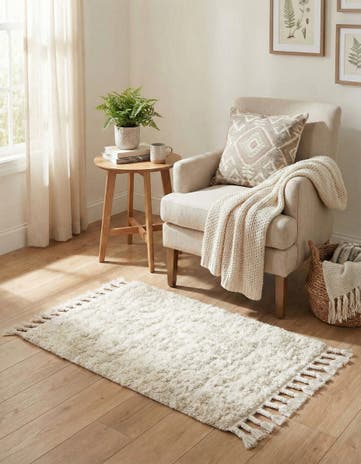 Ivory Lagom Shag Rug