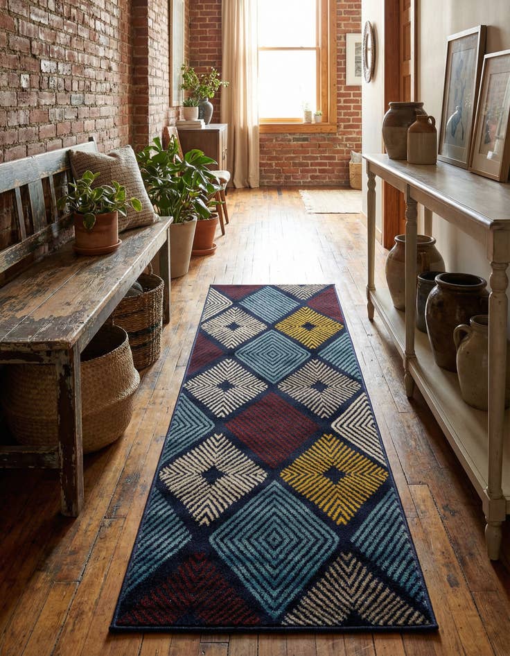 Detail image of 2' x 6' 1 Laguna Runner Rug