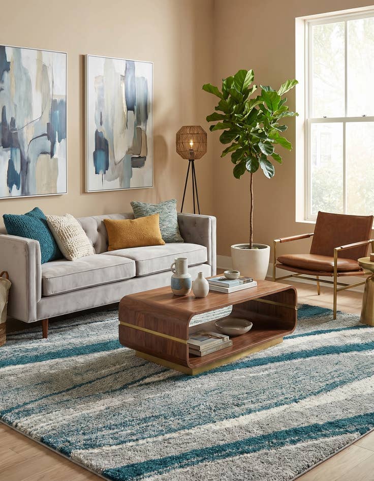 Detail image of 9' x 12' Soft Touch Shag Rug