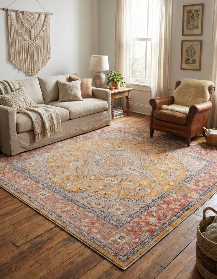 Detail image of 7' 10 x 7' 10 Lola Square Rug