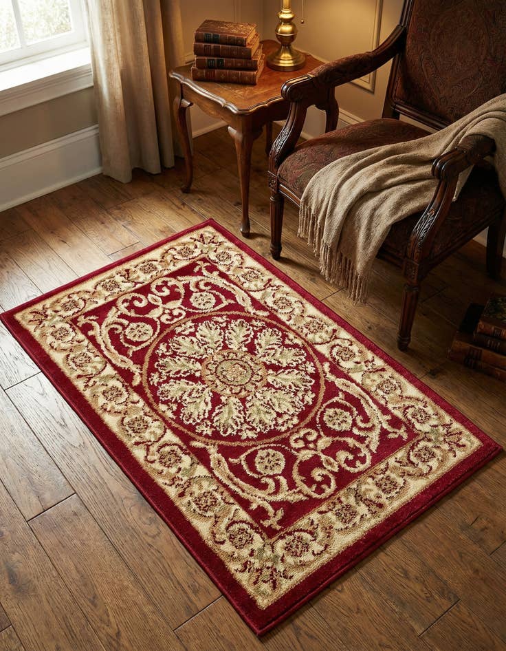 Detail image of 2' x 3' Classic Aubusson Rug