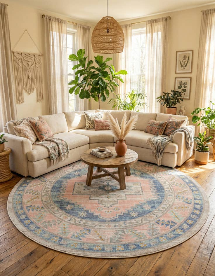 Detail image of 12' x 12' Whitney Round Rug