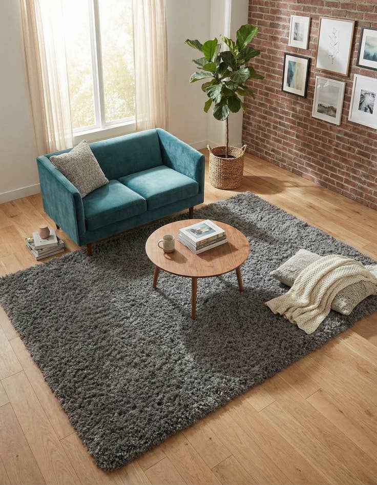 Detail image of 5' x 8' Infinity Shag Rug