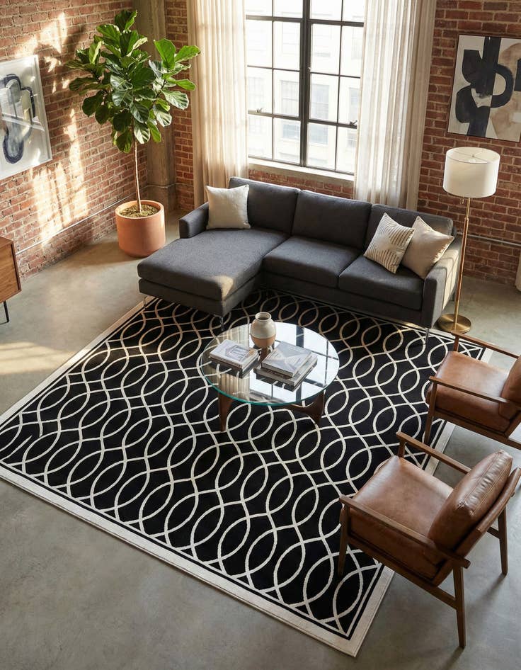 Detail image of 9' 10 x 9' 10 Milano Square Rug