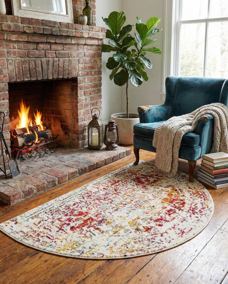 Detail image of 3' x 6' Arlington Hearth Rug