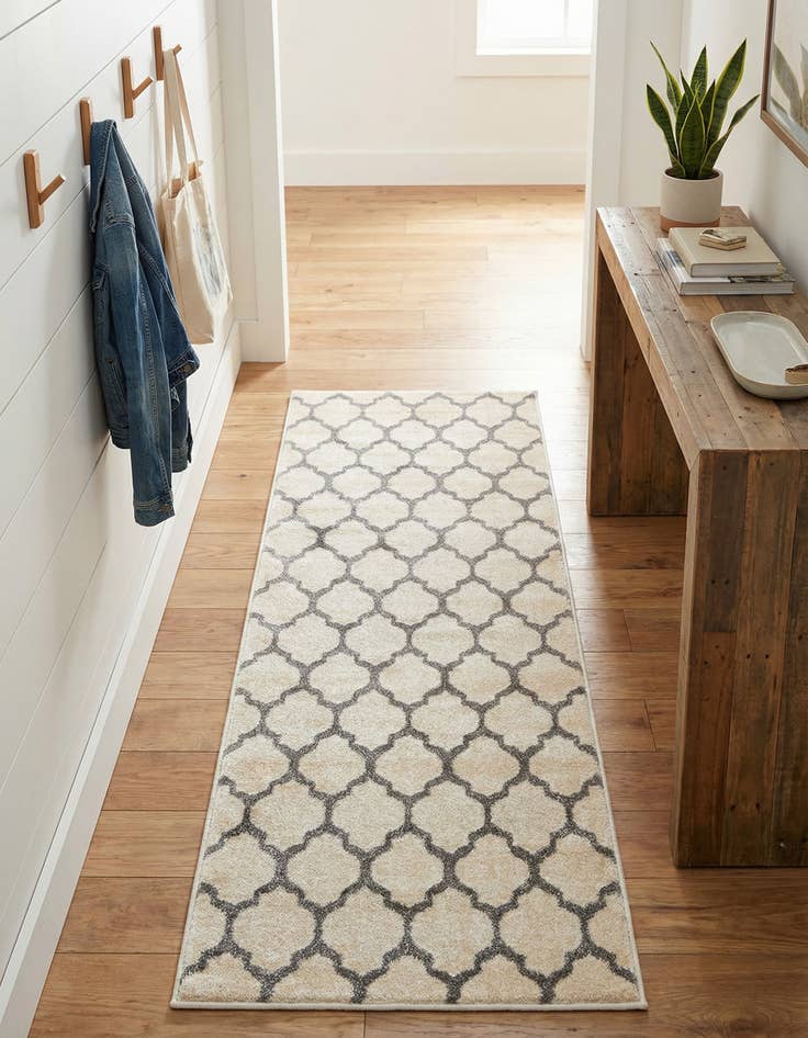 Detail image of 2' x 6' Lattice Runner Rug