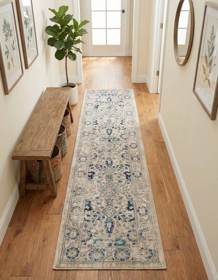 Detail image of 2' x 8' Dahlia Runner Rug