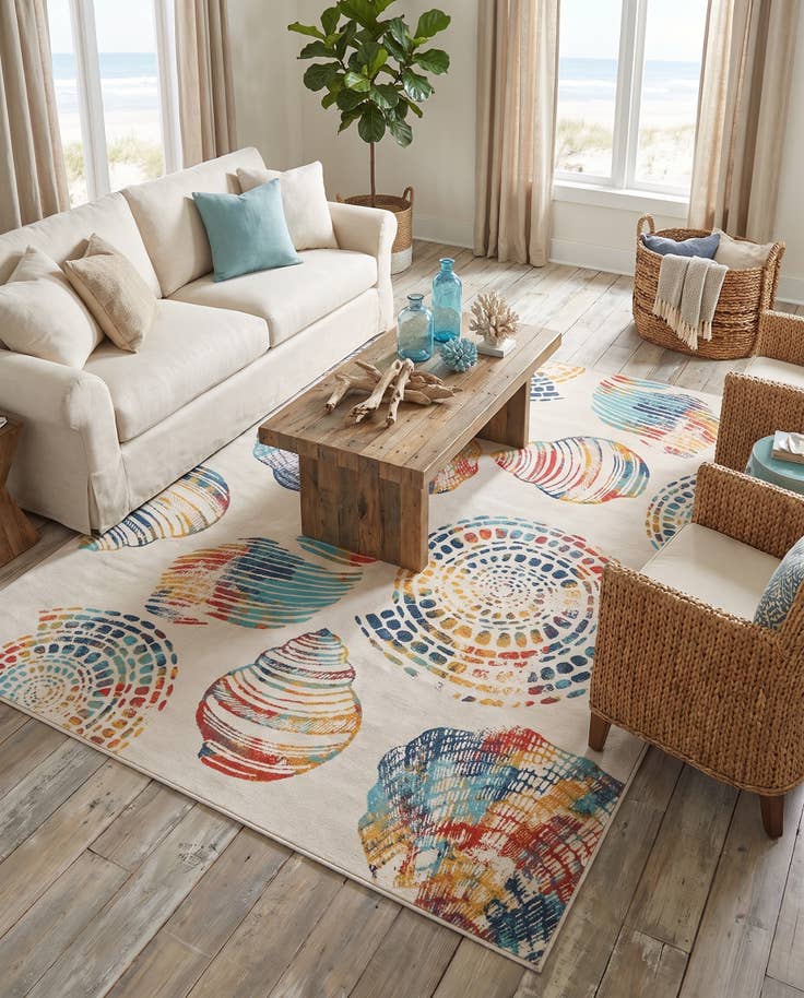 Detail image of 305cm x 400cm Easy-Clean Coastal Indoor / Outdoor Rug