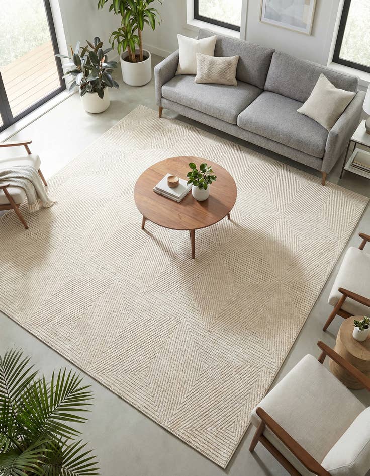 Detail image of 7' 10 x 7' 10  Washable Sabrina Soto Indoor / Outdoor Square Rug