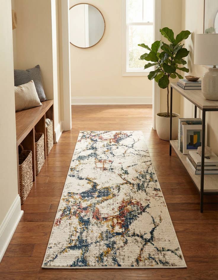 Detail image of 2' 2 x 6' Gemstone Runner Rug