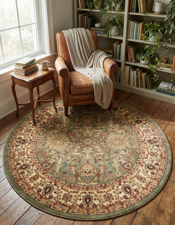 Detail image of 6' x 6' Aditi Round Rug