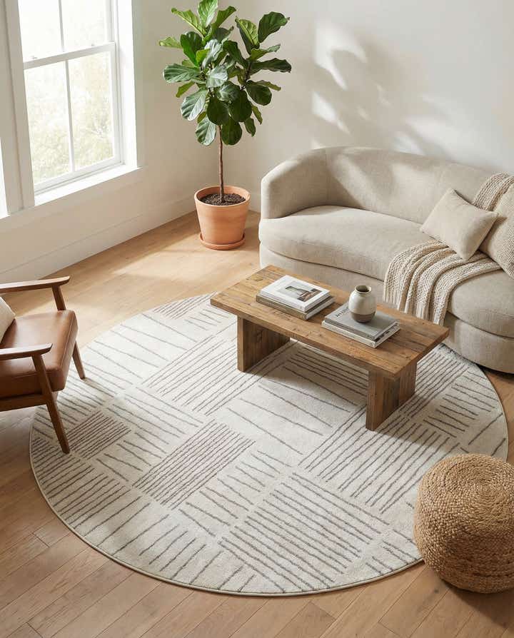 7' 10 x 7' 10 Hanahan Round Rug