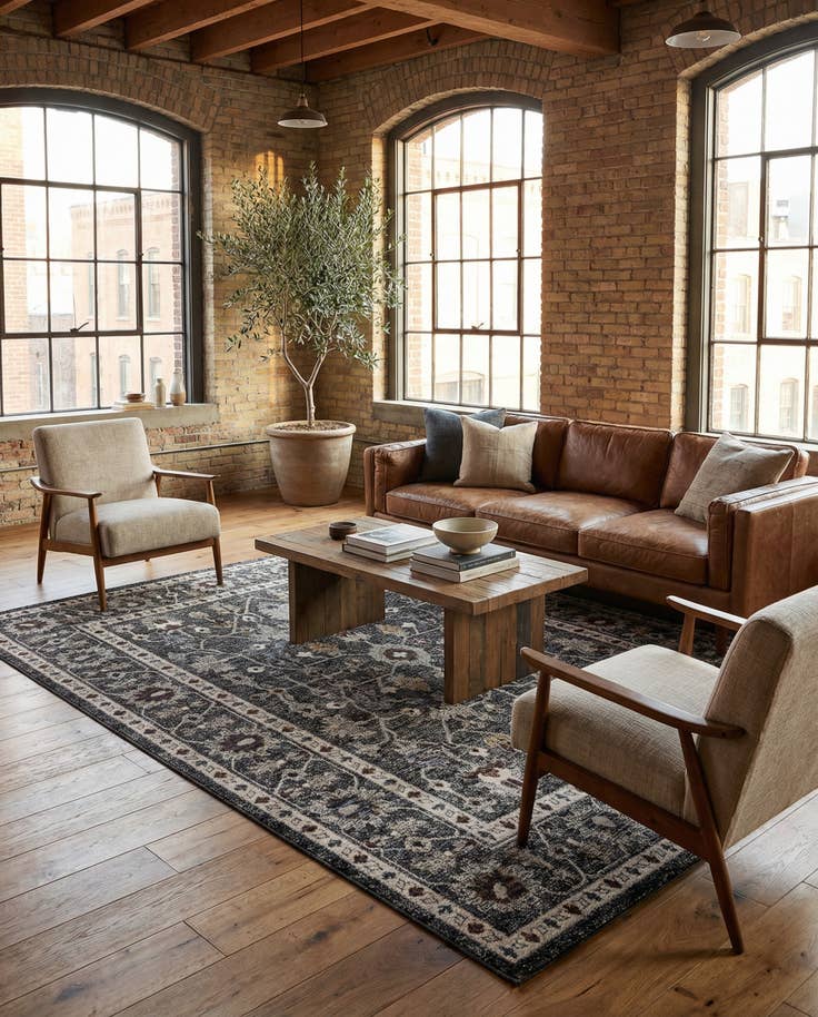 Detail image of 7' 10 x 10' Eco Traditional Rug