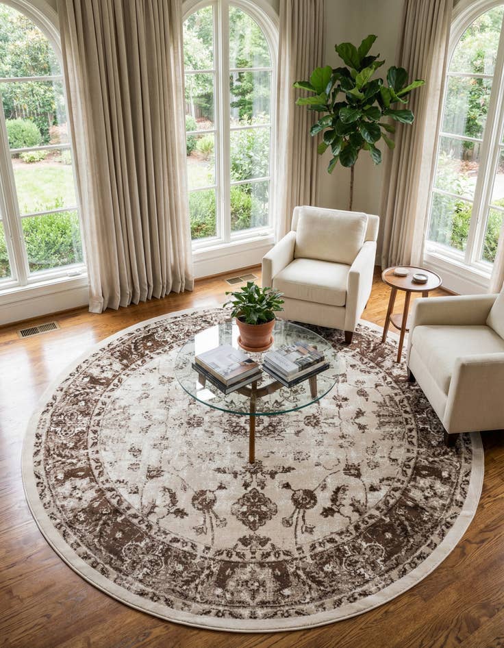 Detail image of 10' 8 x 10' 8 Himalaya Round Rug