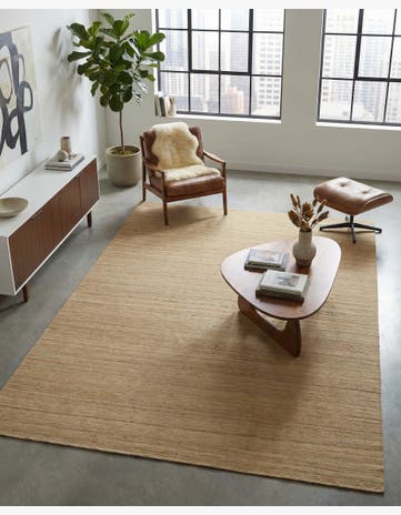 6' 10 x 9' 3 Hand Woven Kilim Modern Wool Rug