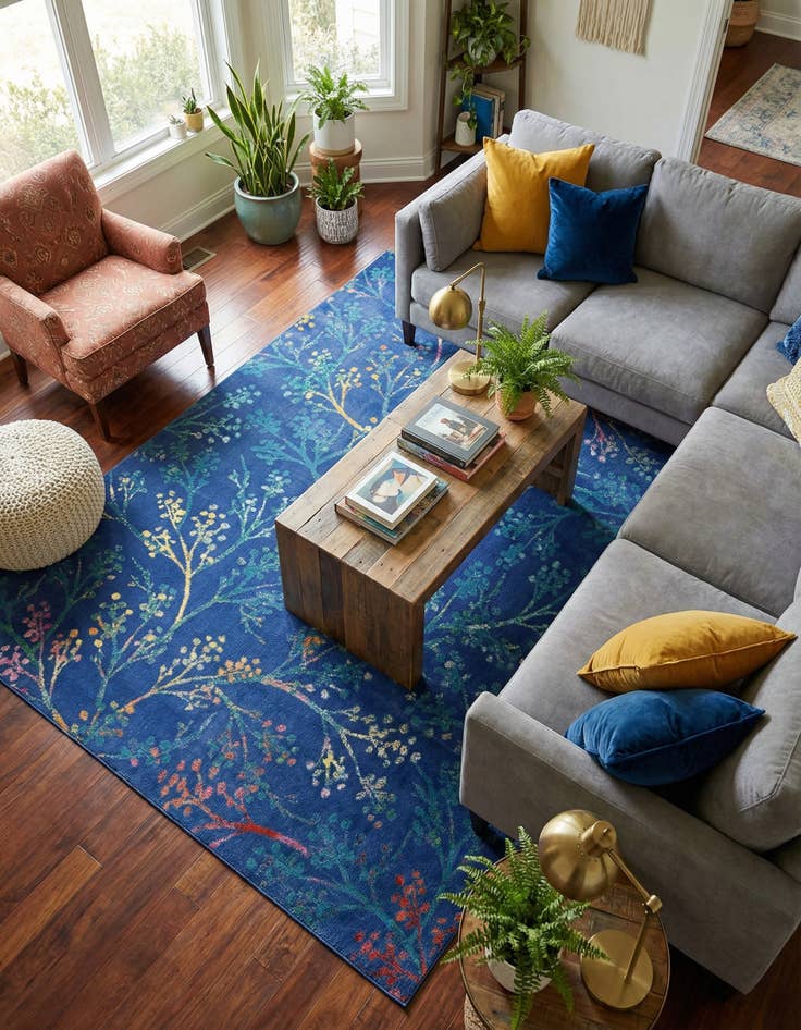 Detail image of 7' 10 x 10' Blossom Rug