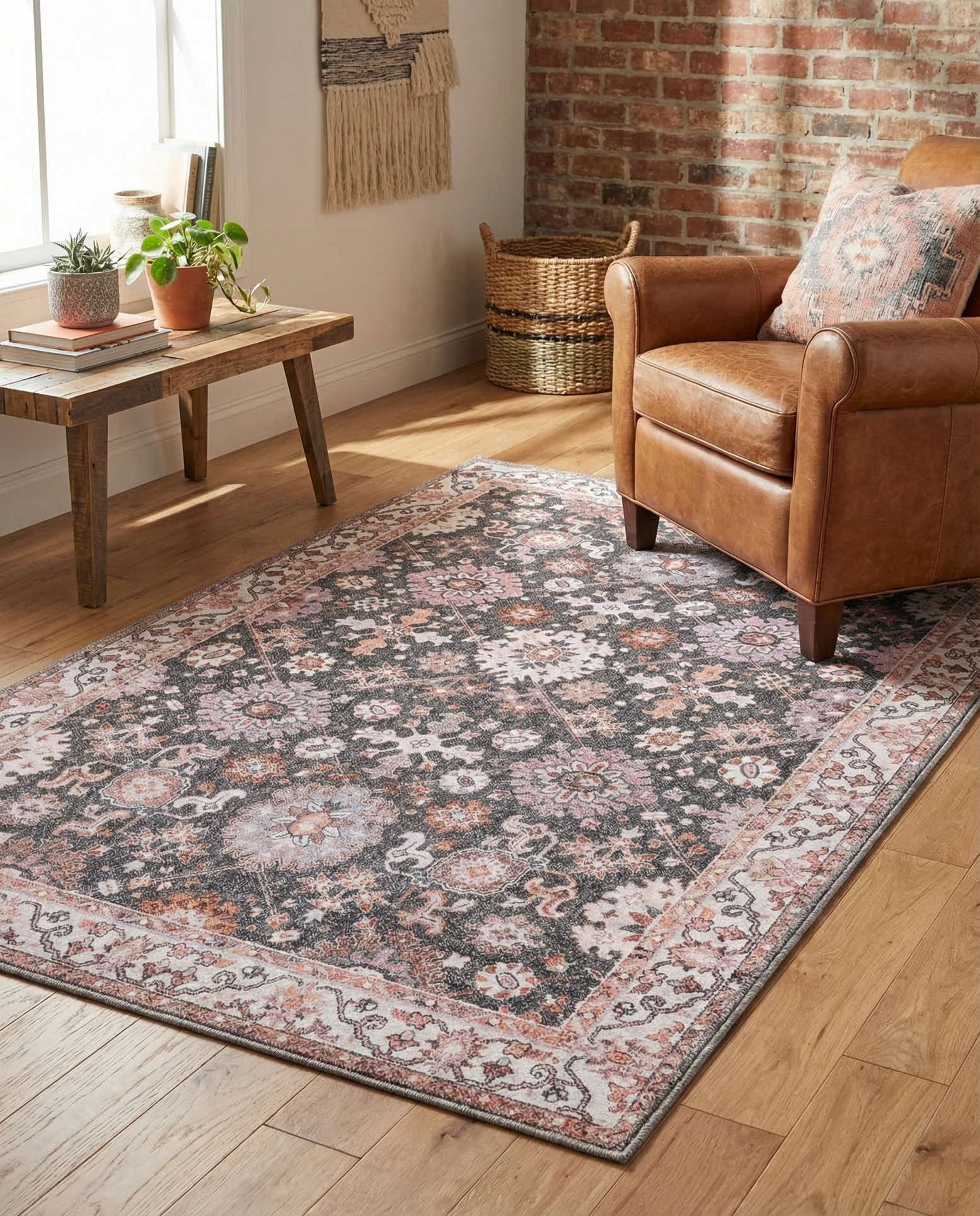 3' 6 x 5' 6 Washable Timeless Rug
