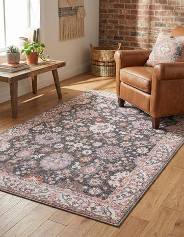 3' 6 x 5' 6 Washable Timeless Rug
