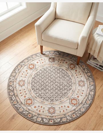 3' x 3' Charlotte Round Rug