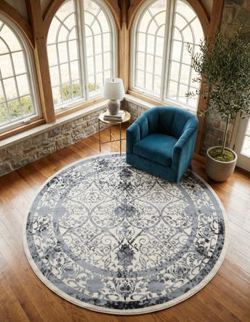 7' 10 x 7' 10 Miranda Round Rug