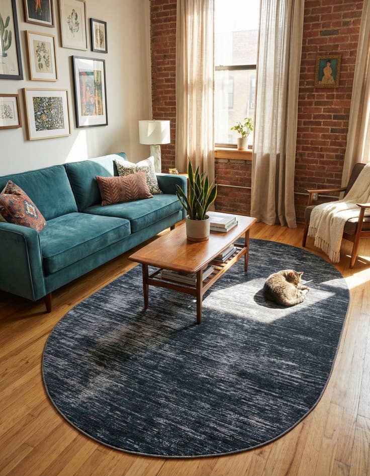 Detail image of 5' x 8' Asha Oval Rug