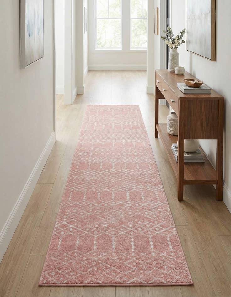 Detail image of 3' x 13' Paxon Trellis Runner Rug