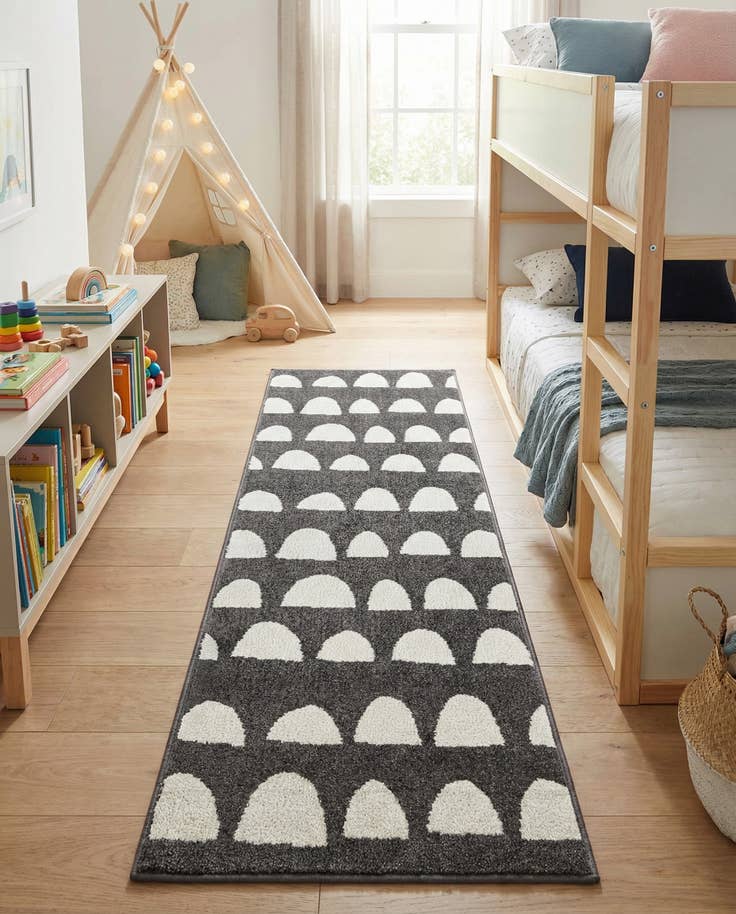 Detail image of 2' x 6' Whimsy Kids Runner Rug