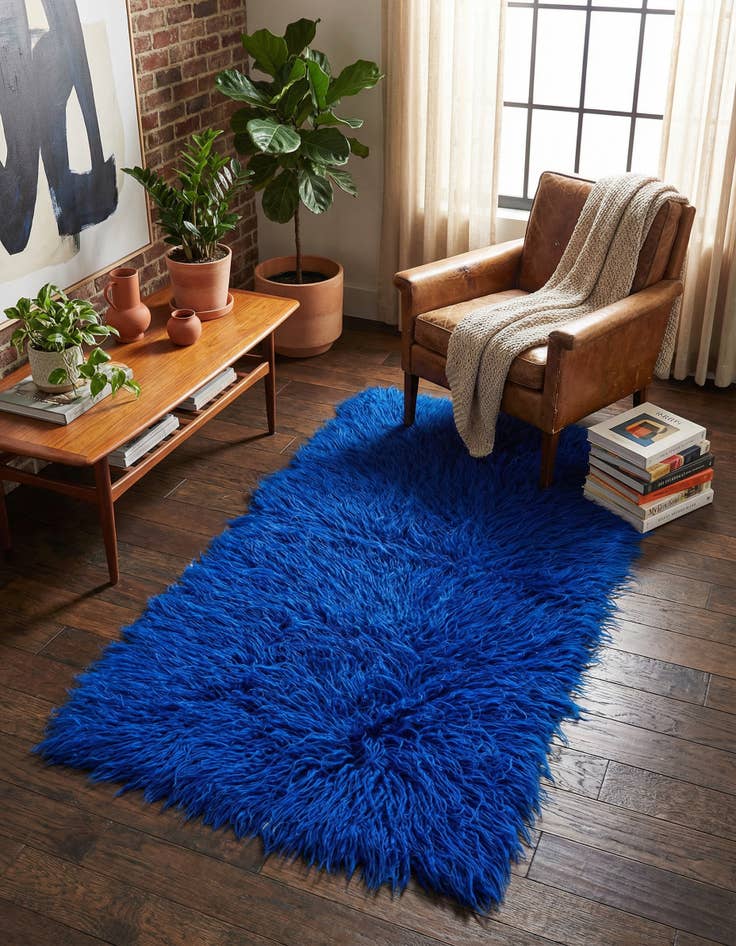 Detail image of 3' 1 x 5' 10 Hand Knotted Moroccan Wool Rug