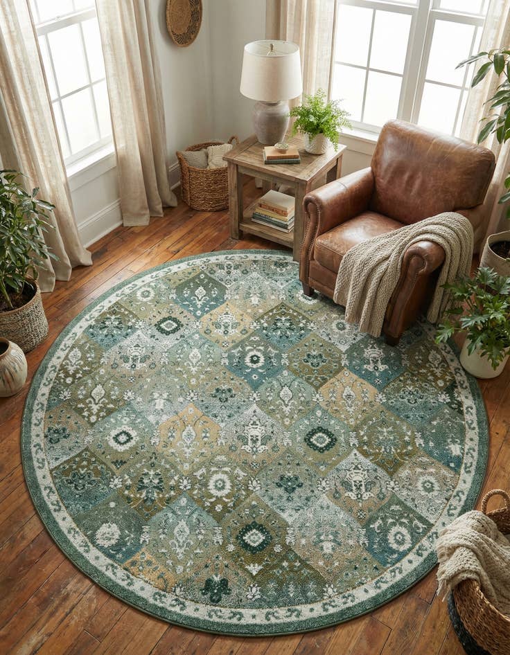 Detail image of 10' x 10' Carrington Round Rug