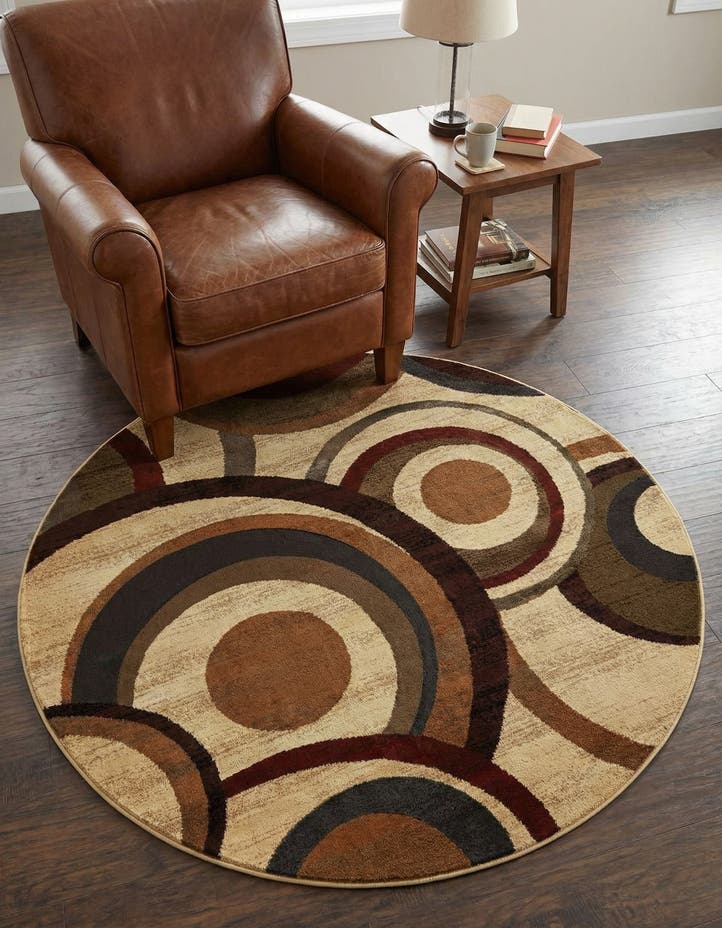 4' x 4' Cafe Round Rug