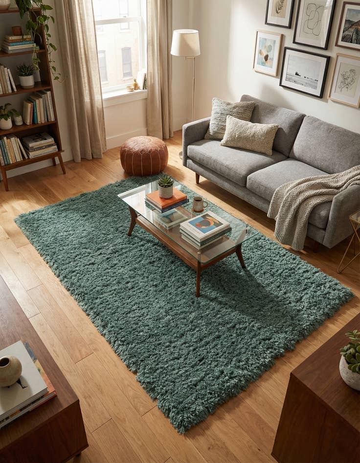 Detail image of 4' x 6' Infinity Shag Rug