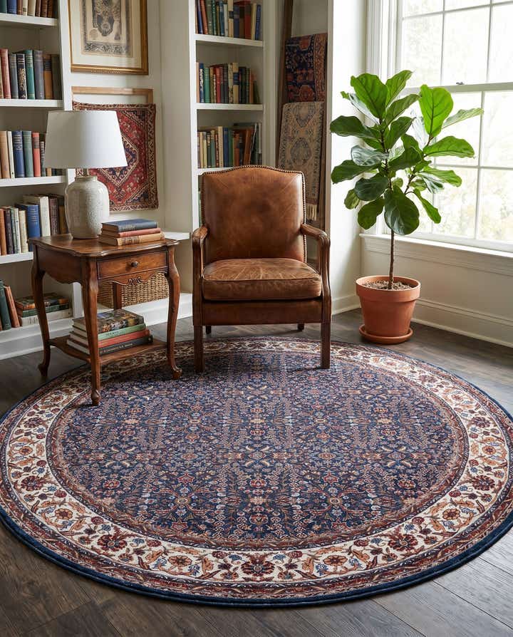 7' 10 x 7' 10 Yara Round Rug