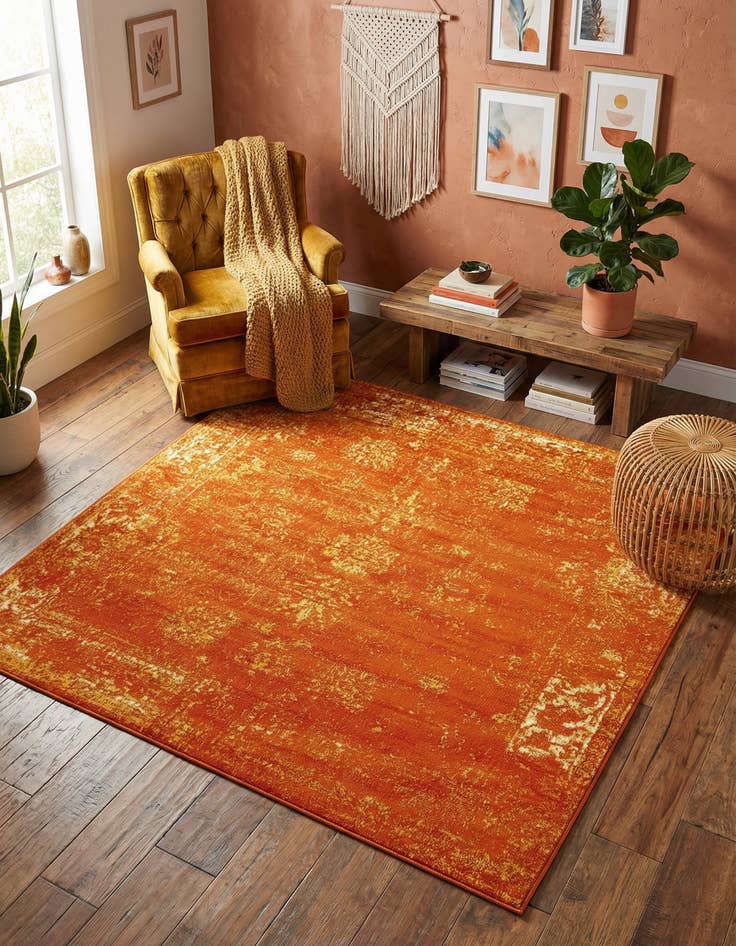 Detail image of 7' 10 x 7' 10 Monte Carlo Square Rug