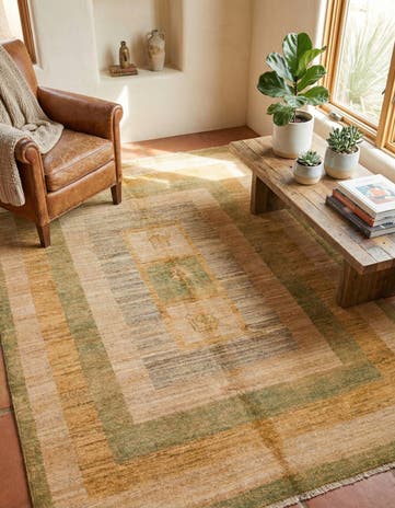 4' x 6' Hand Knotted Modern Ziegler Rug