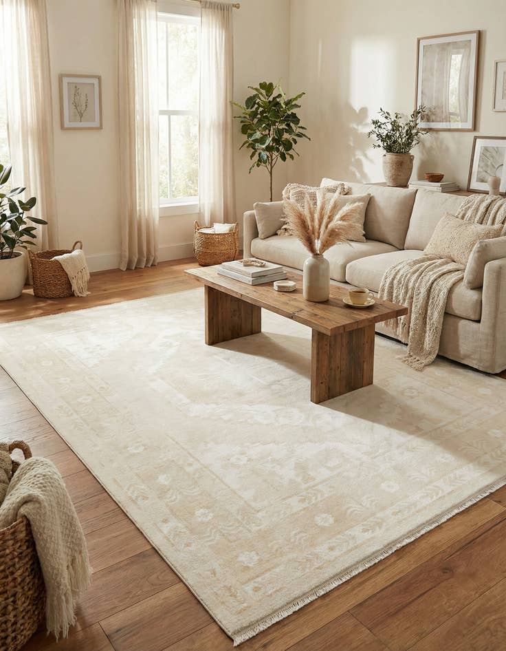 Detail image of 7' 10 x 10' Nain Design Rug